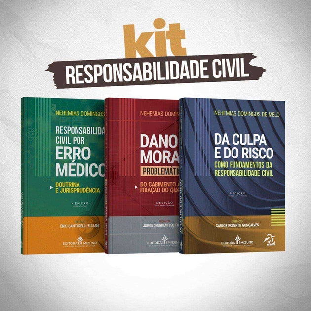 KIT TUDO SOBRE RESPONSABILIDADE CIVIL - editoramizuno