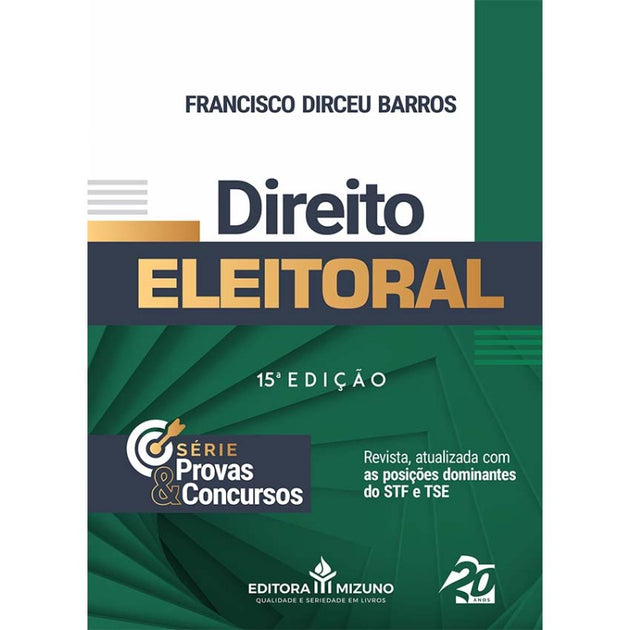 Direito Eleitoral 15ª edição - editoramizuno