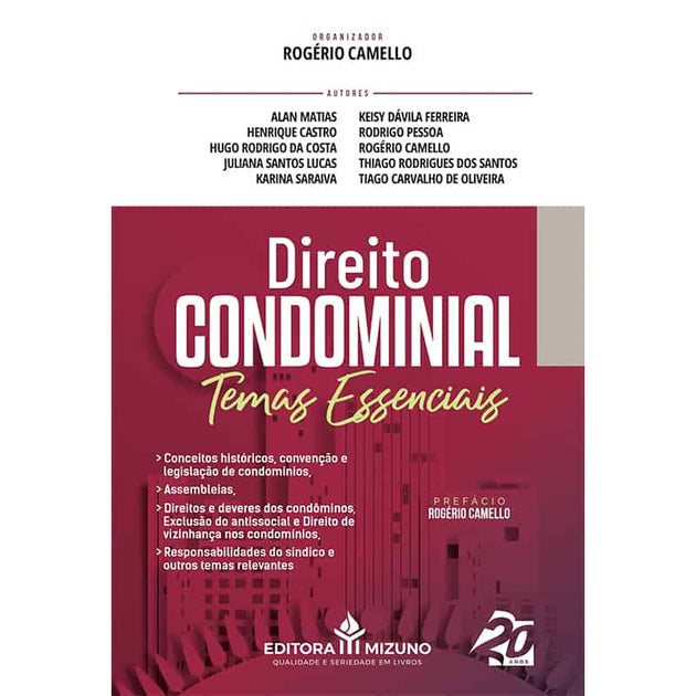 Direito Condominial - Temas Essenciais - editoramizuno